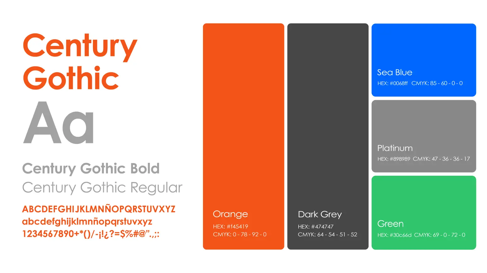 Consilium Group Typography and Color Palette